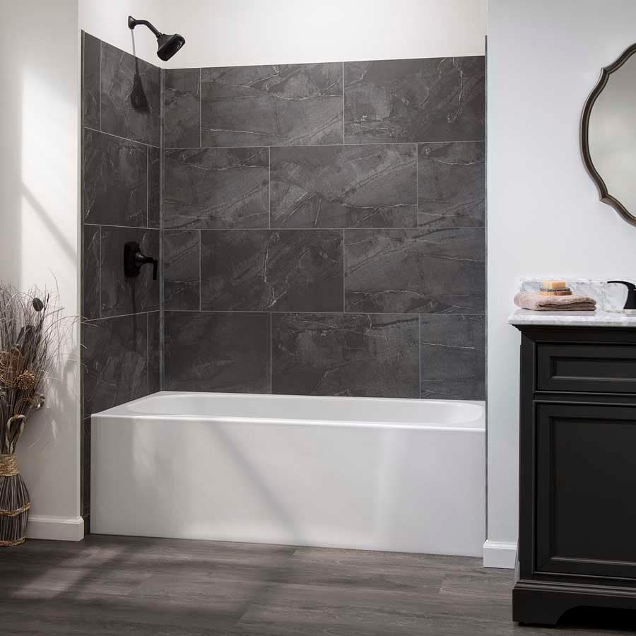 Tub & Shower Kit in Seaworn Slate Tub & Shower Kit in Seaworn Slate