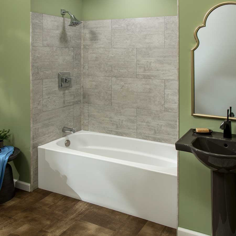 Tub & Shower Kit in Offshore Breeze Tub & Shower Kit in Offshore Breeze