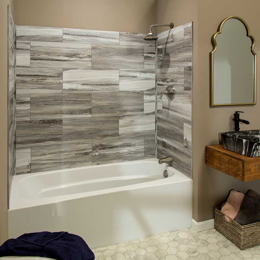 Tub & Shower Kit in Granite Cove Tub & Shower Kit in Granite Cove
