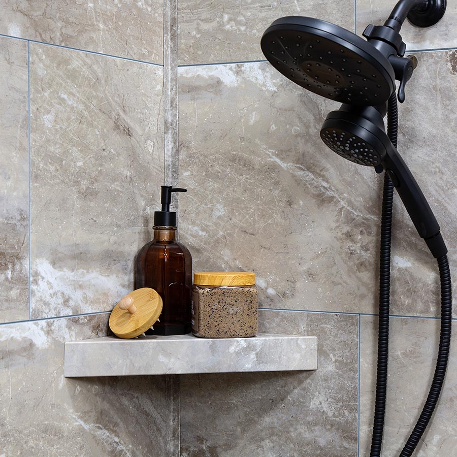 Shower Shelf in Adriatic White Shower Shelf in Adriatic White